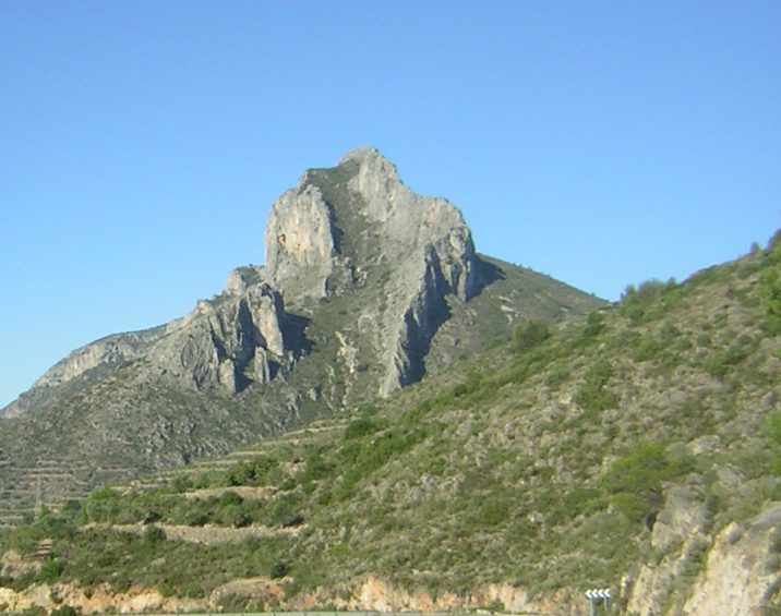 Vista del Benicadell tal i com el vaig vore la primera volta