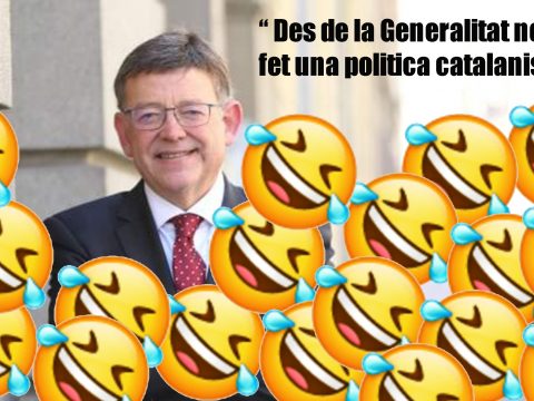 Chimo Puig en una fotraca de cares rient-se